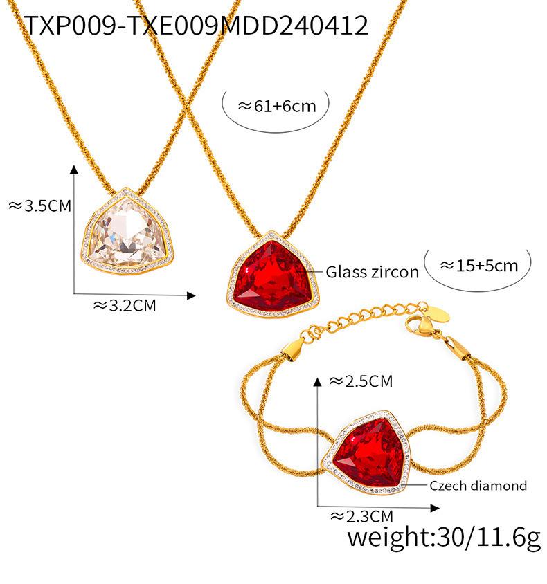 Dreamy French Vintage Starry Shimmering Necklace for Women Stylish Diamond Inlaid Pendant Light Luxury Stainless Steel Jewelry