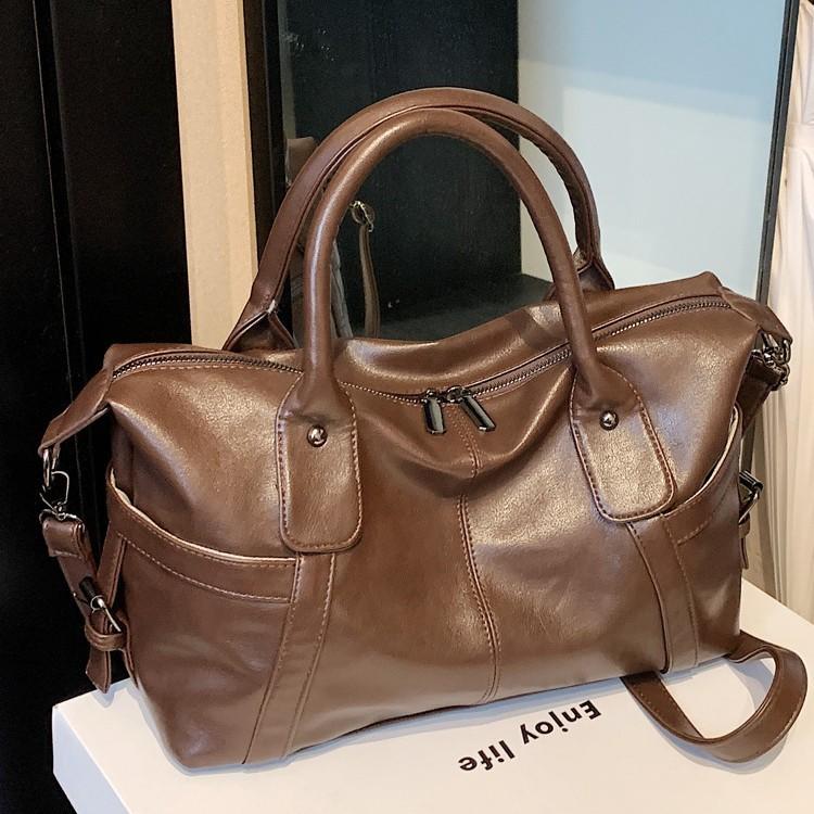 Premium Sense Maillard Tragetasche Damen Herbst 2025 Retro Beliebte Schultertasche Große Kapazität Umhängetasche