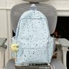 Schoolbag niche ins Mori backpack women's large-capacity junior high school high school student schoolbag Korean version ultra-light star printed 