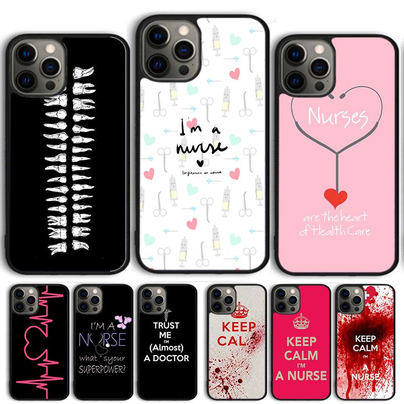 Süßes Arzt Krankenschwester Medizinische Medizin Gesundheit Handyhülle Cover Für iPhone 17 Air 15 16 Pro Max 14 13 12 11 Pro Max Plus