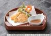 J-kitchens Japanese Serving Plate (Plate) 5.5-inch Half-Moon High-Footed Plate with Gold Leaf Otoshi, 16.5cm, Model Number 875723, Made In Japan