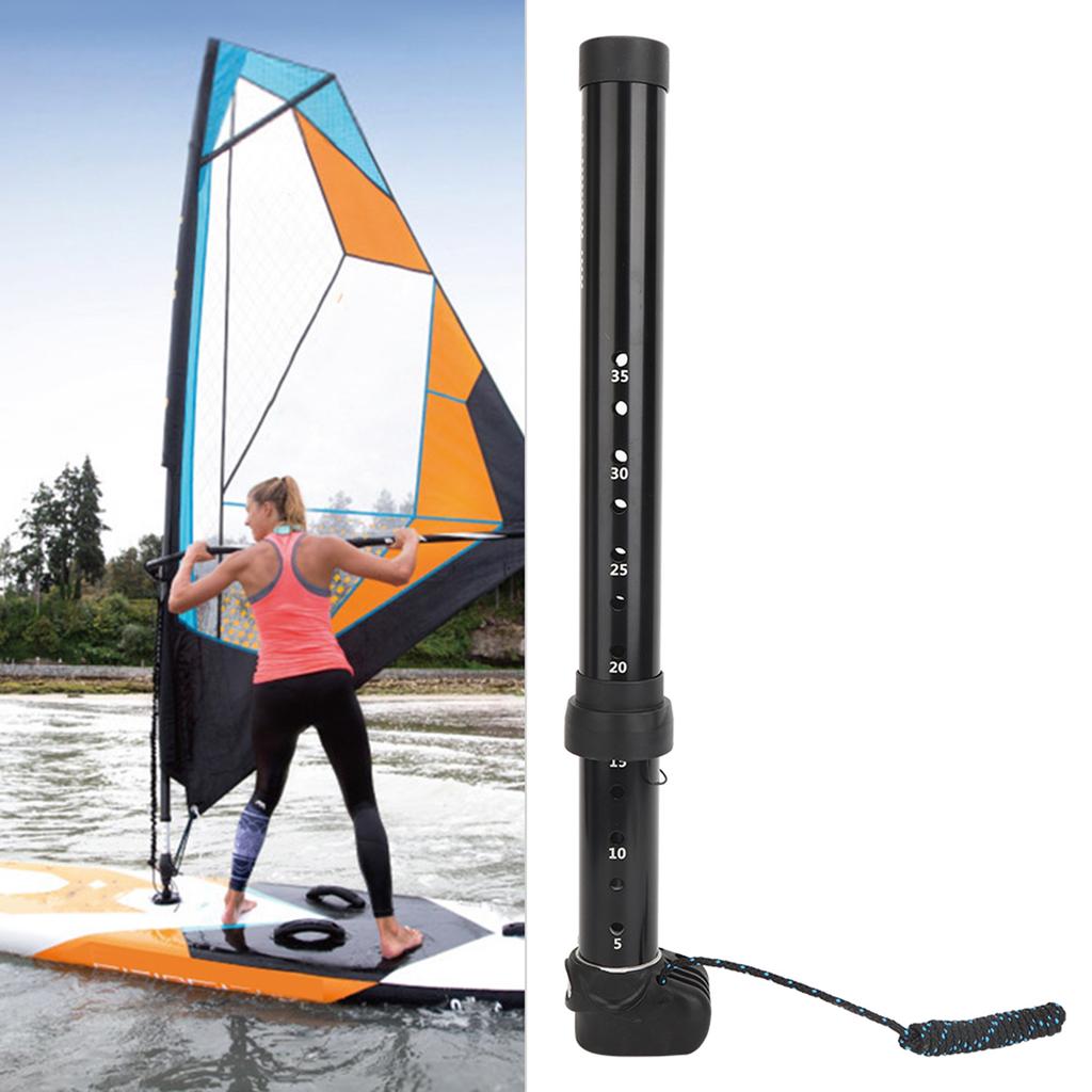 Windsurfing Mast Extension Rod Extender Base Mount Adapter Fit for SDM Thick Masts 35cm
