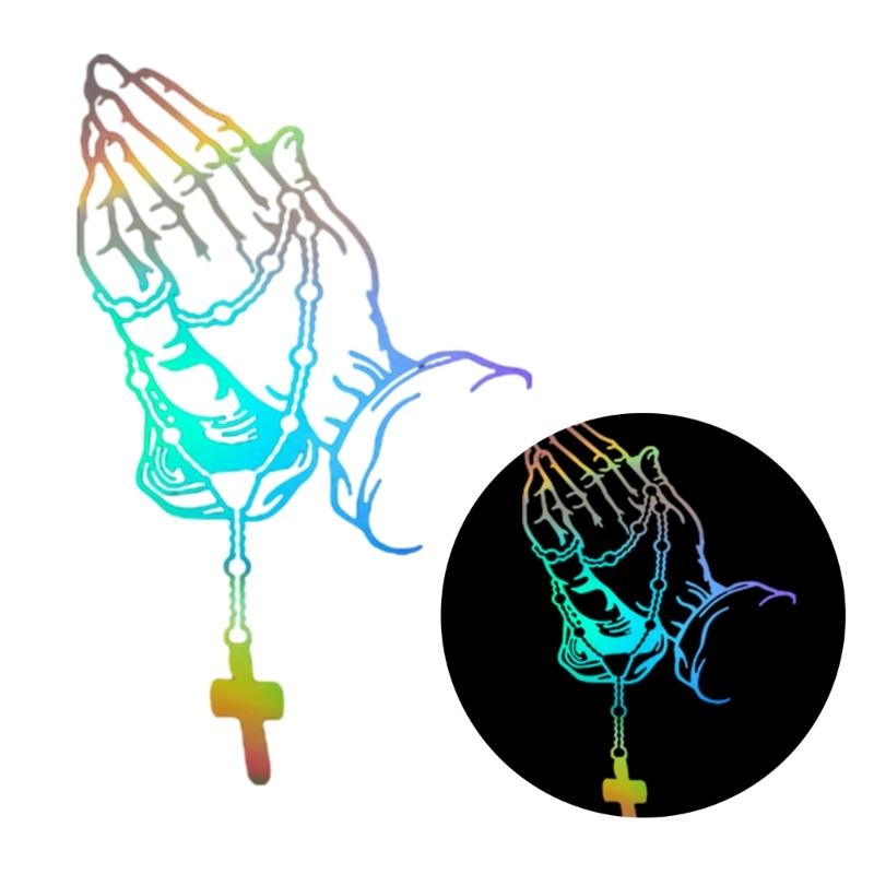 Praying Hand Spiritual Decal Sticker Religious Car Truck SUV Car Styling Decal
