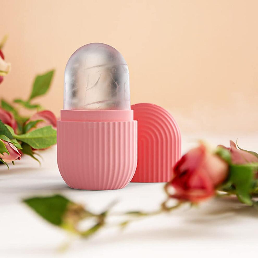 Face Ice Roller Facial Ice Massager for Puffiness and Pores, Reusable Silicone Cooling Design