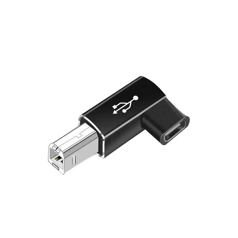 Adaptér samice Type-C na samce USB-B USB 2.0 Adaptér pro tiskárnu pro tiskárnu Klaviatura Faxový přístroj Skenner MIDI rozhraní