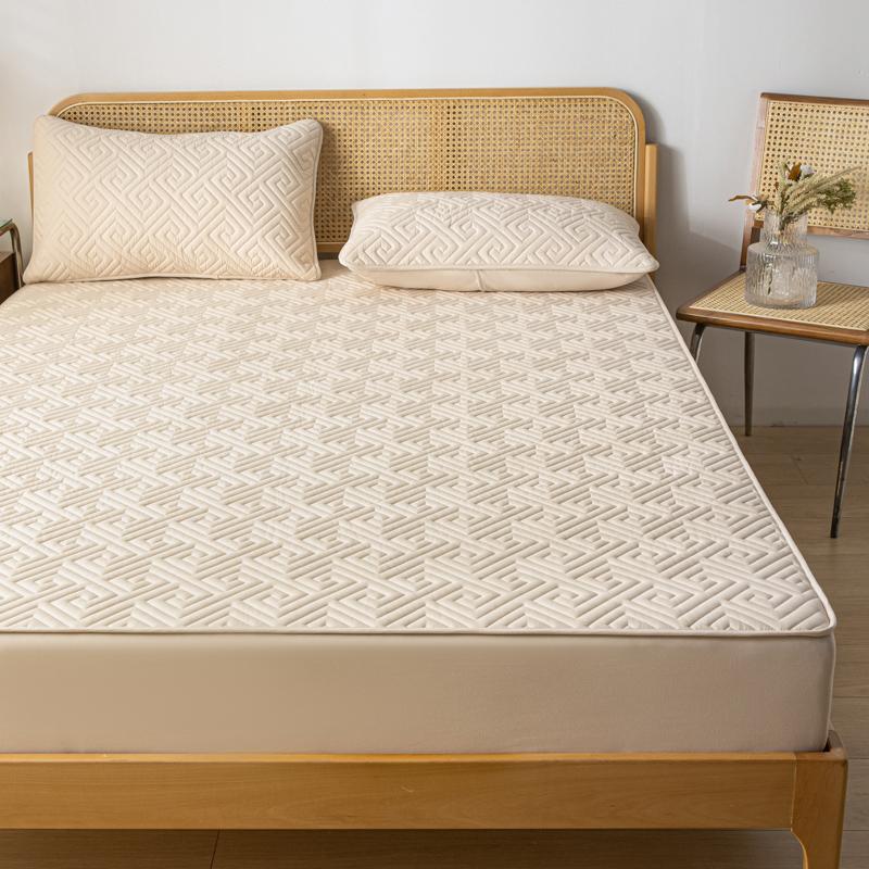 

Водонепроницаемая простыня, антибактериальное постельное белье против клещей, наматрасник, нескользящий чехол для кровати, протектор для дома, спальни, покрывала 140x200x30cm