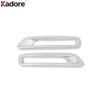 For Nissan Leaf 2017 2018  Chrome Car Rear Bumper Fog Light Lamp Cover Trim Tail Foglight Bezel Trim Exterior Accessories