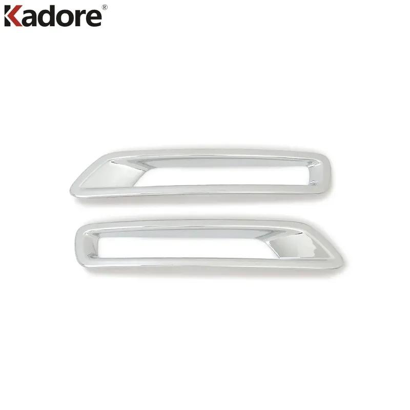For Nissan Leaf 2017 2018  Chrome Car Rear Bumper Fog Light Lamp Cover Trim Tail Foglight Bezel Trim Exterior Accessories