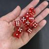 Mini Set de Dés Transparent Clair 12 mm - 16 Couleurs Petite Taille Pour Jeux de Société et JDR