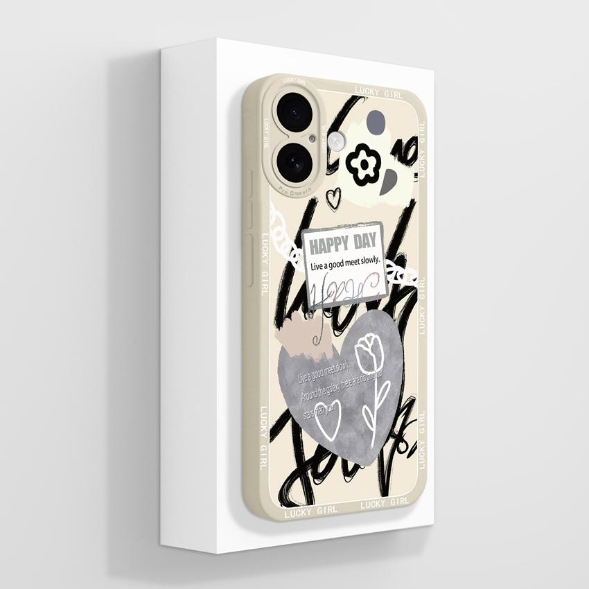 Fashion Soft Phone Cover Suitable For iPhone 17 Pro Max 17Air Shockproof Case Anime Panda Pattern Liquid Silicone High Quality Shell For iPhone Casing
