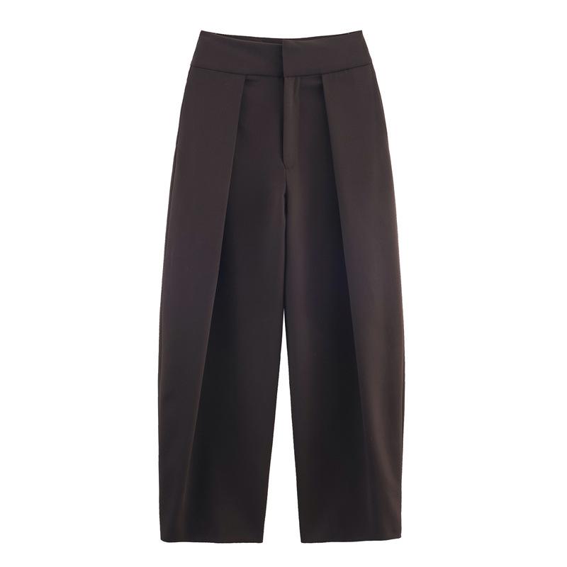 Autumn 2025 Women s Elegant European & American-Style Lapel Suit Jacket and Pants Extra Small