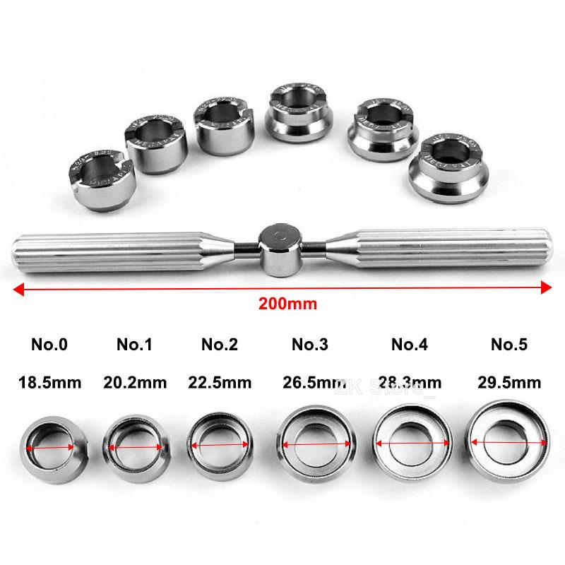 5537 Watch Tool Kits for Rolex for Tudor Watch Back Case Opener Clock Repair Tools Screw Wrench for Watchmaker Cover Remover