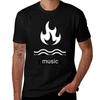 Heißes Wasser Musik Perfektes Geschenk Yellowstone Fans T-Shirt Laufen Perforierte Unisex Kurzarm-T-Shirt