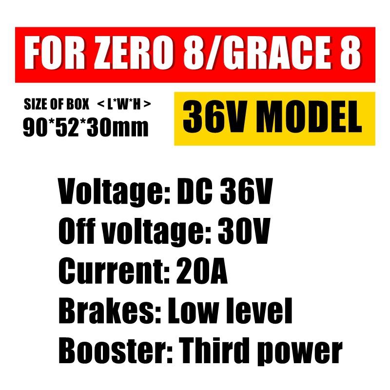 Original Controller for Electric Scooter Speedual Grace Zero 8 9 10 8X 10X 11X Mini Plus ddm Macury Spare Parts 36 48 52 60 72 V 36V for ZERO8