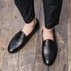 Foreign trade 2025 spring new men's casual leather shoes British fashion foot cover small leather shoes leather shoes