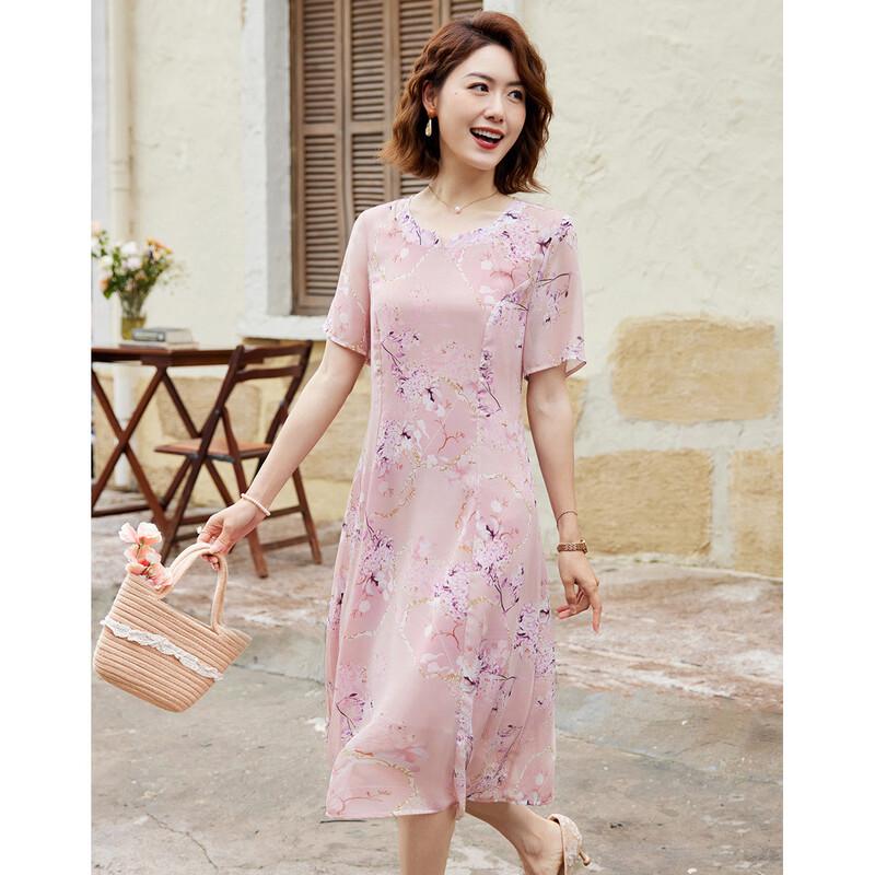 Paster Women's Printed Chiffon A-Line Midi Dress