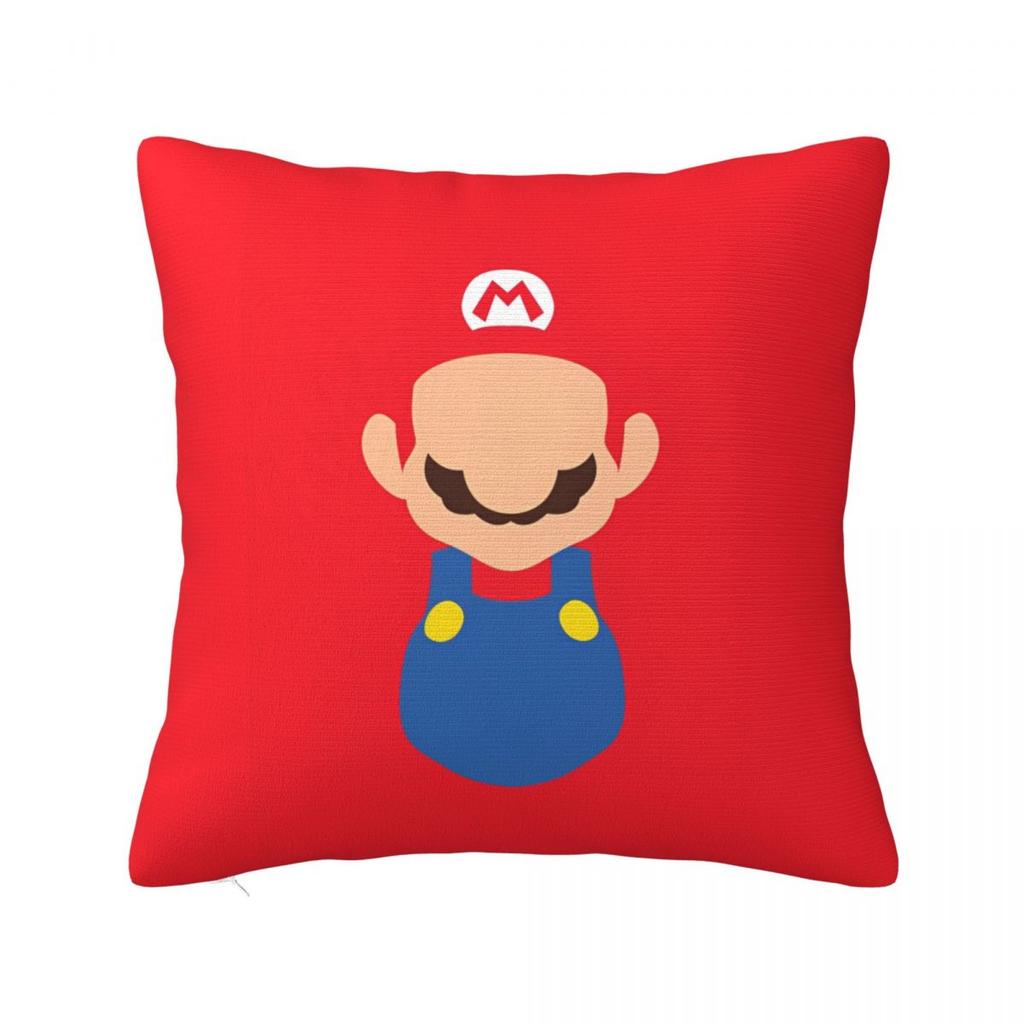 Super Marios Cup Collection Pillowcases Polyester Bed Car Cushion Cover Funny Home Decoration Pillowcase 40*40