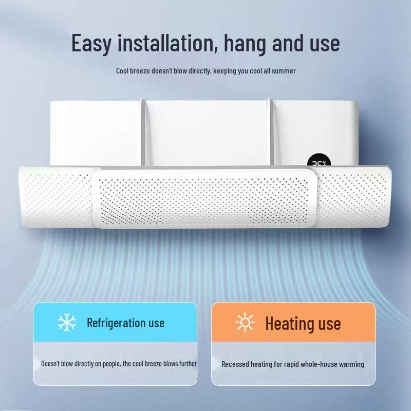 Retractable Air Conditioner Wind Deflector - Universal Wall-Mounted Anti-Direct Draft Baffle