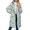 2025 Women's Winter Cotton Coat Thickened Long Sleeve Warm Hooded Outerwear Jacket