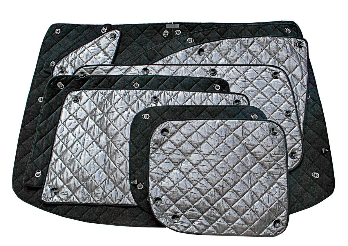 

BRAHMS Полный комплект солнцезащитных шторок Freed Plus с Honda SENSING [Honda GB5/6 H28/09-] B3-038-C чёрный