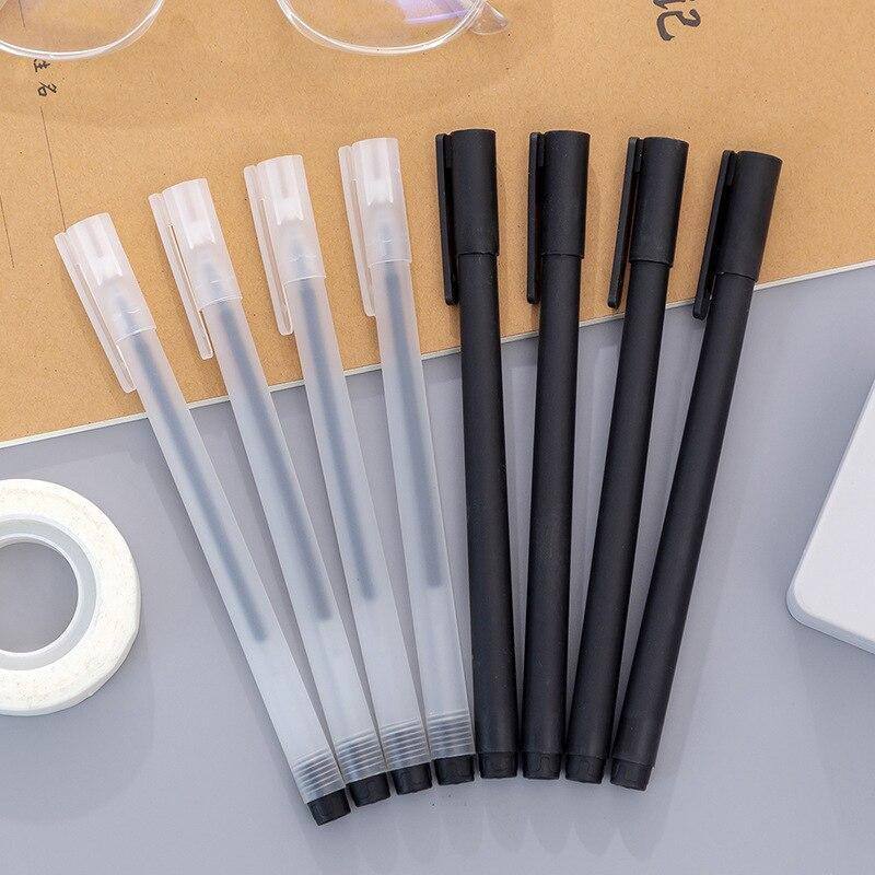 1 Piece Stationery Cute Simple Matte High Capacity Gel Pen
