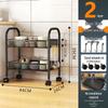 Movable Multi-Layer Kitchen & Bathroom Storage Rack for Fruits & Vegetables