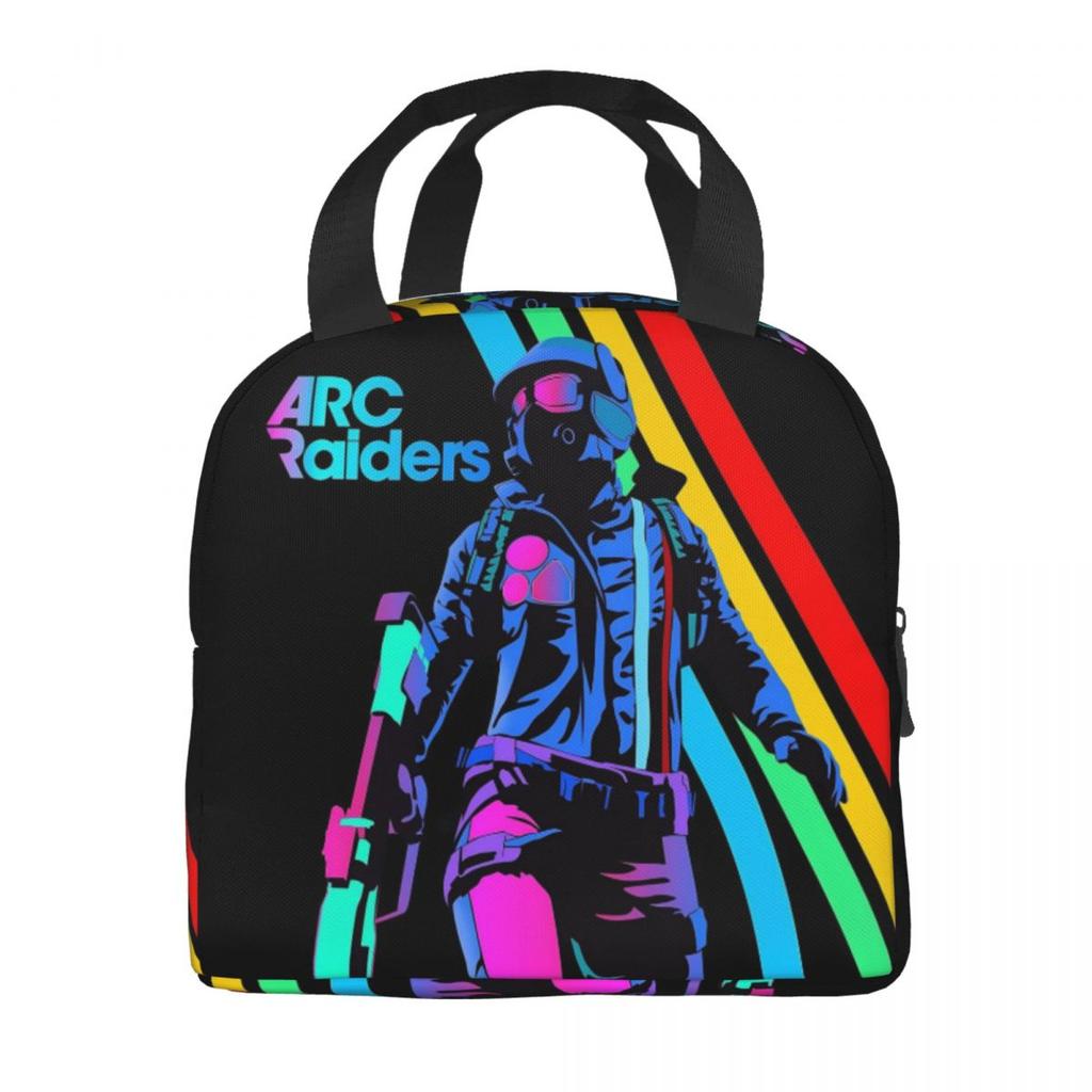Arc Raiders Video Games Thermal Insulated Lunch Bag for Picnic Portable Food Container Bags Thermal Cooler Lunch Boxes