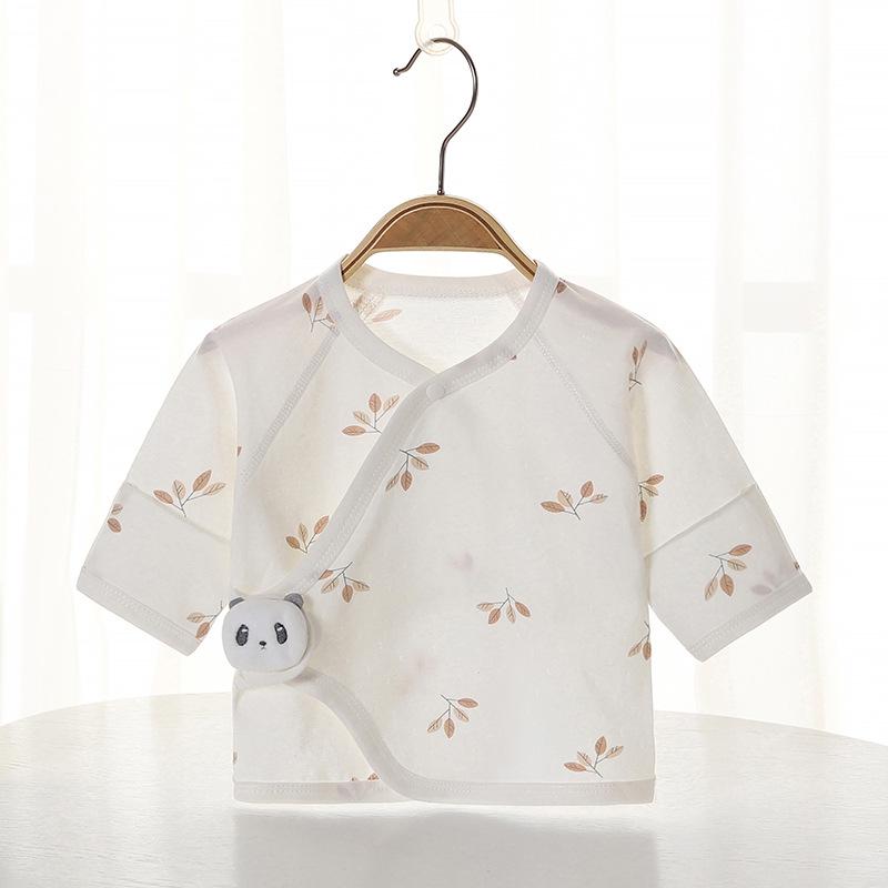 Pijama Nou-născut din Bumbac Pur Ultra-Subțire, Costum Călugăr pentru Bebi pentru Vară