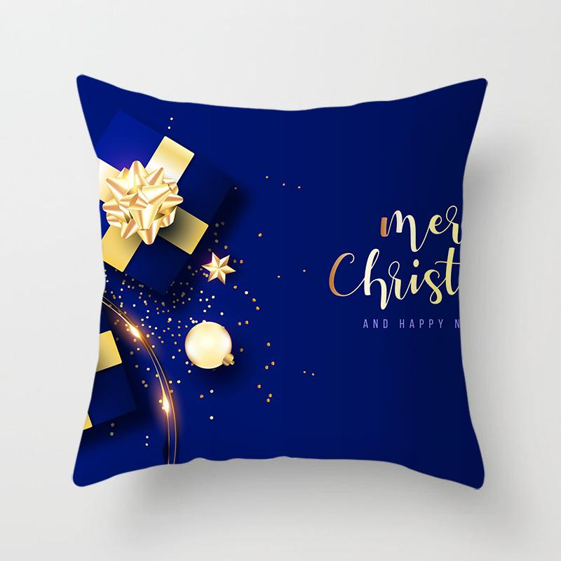 Christmas Home Pillow Covers Christmas Printed Bed Home Decor Cushion Covers Christmas Decor Pillow Covers