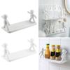 Plastic Material Wall-Mounted Storage Rack Office Storage Accessories  Home Storage