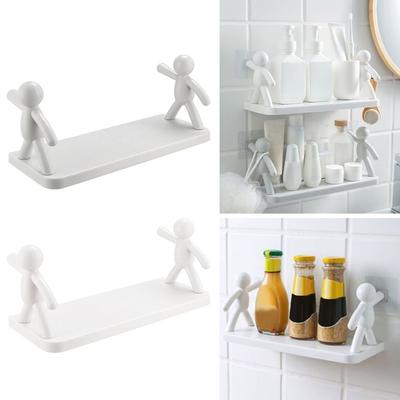 Waterproof Design Wall-Mounted Storage Rack Kitchen Spice Organizer  Office Organization