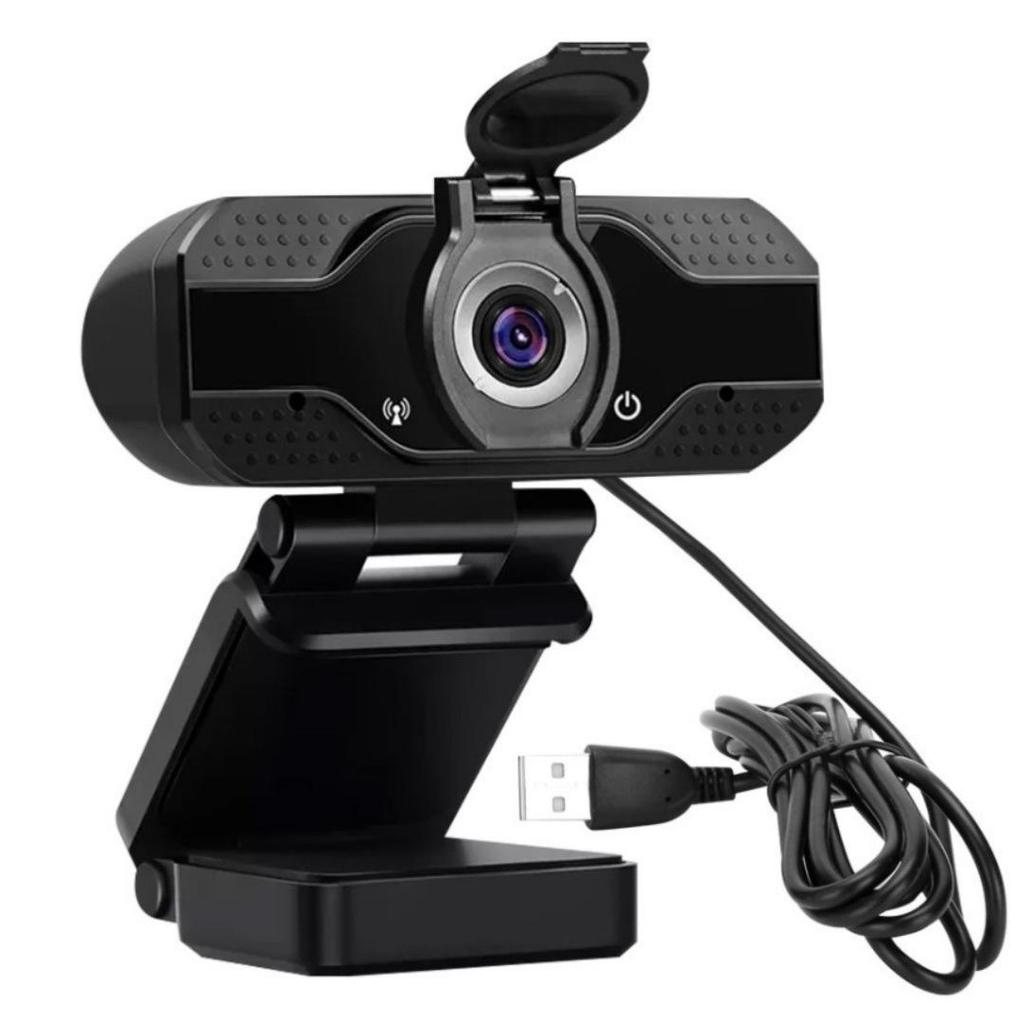 1080P HD Network Camera for Video Conference, Online Class, Live Broadcast with Privacy Cover & Stand, Driver-Free.