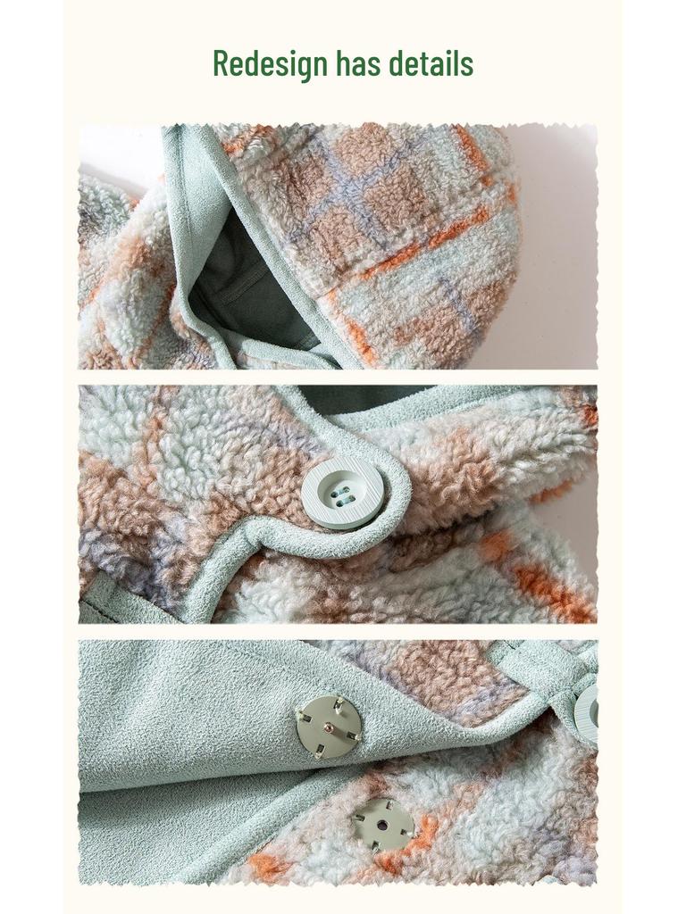 2025 Winter Kids' Lambswool Coat: Fashionable Suede Outerwear for Boys and Girls