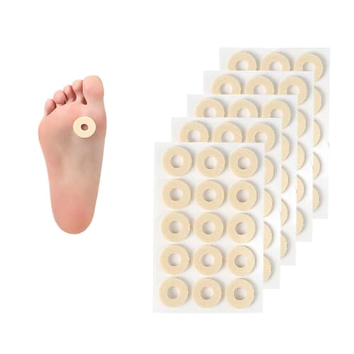 

Natiform Foot Corn Protection Pads, Circle Type, Anti-Friction Pads, Small Round, 75 Pieces