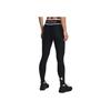 Under Armour Buchstaben Stretch Sport Trainingsleggings Damen Leggings Schwarz 1369898-001