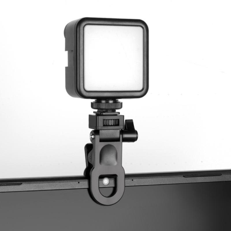 Bildschirmhalterung Klemmclip mit 1/4 Schraube für Monitore Kamera Fülllichthalter Webcam Rack Stativ Tablet Video Live Stream