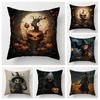 Modern Decorative Cushion for Home Living Room Decor Throw Pillow Cover 45*45 40x40cm 60x60cm 45x45cm 50x50cm Halloween Pumpkin