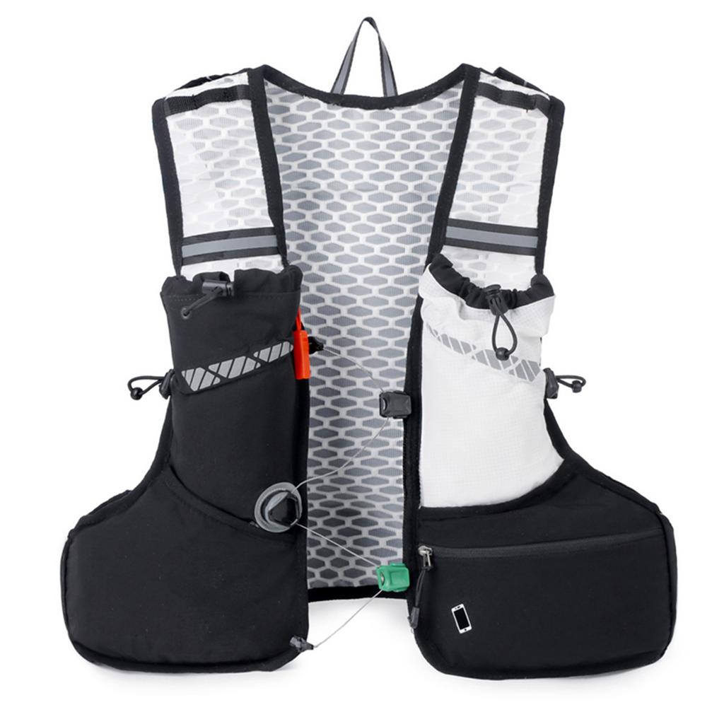 Running Vest Quick Lace System Sports Vest with Multi- Easy Storage for Cycling Jogging Outdoors