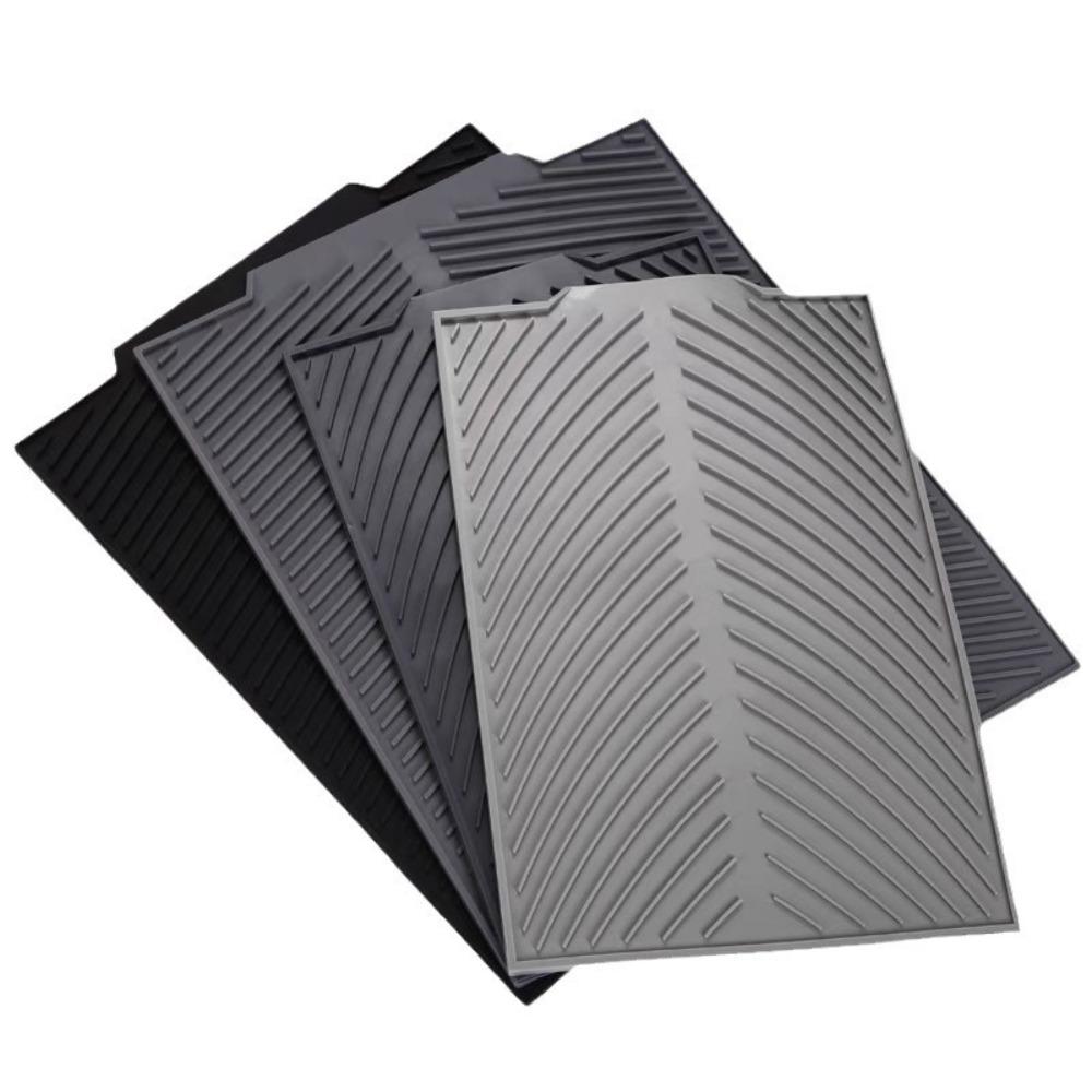 S/M/L Silicone Draining Board Mat Foldable Table Heat Insulation Pad  for Kitchen Pot Cup
