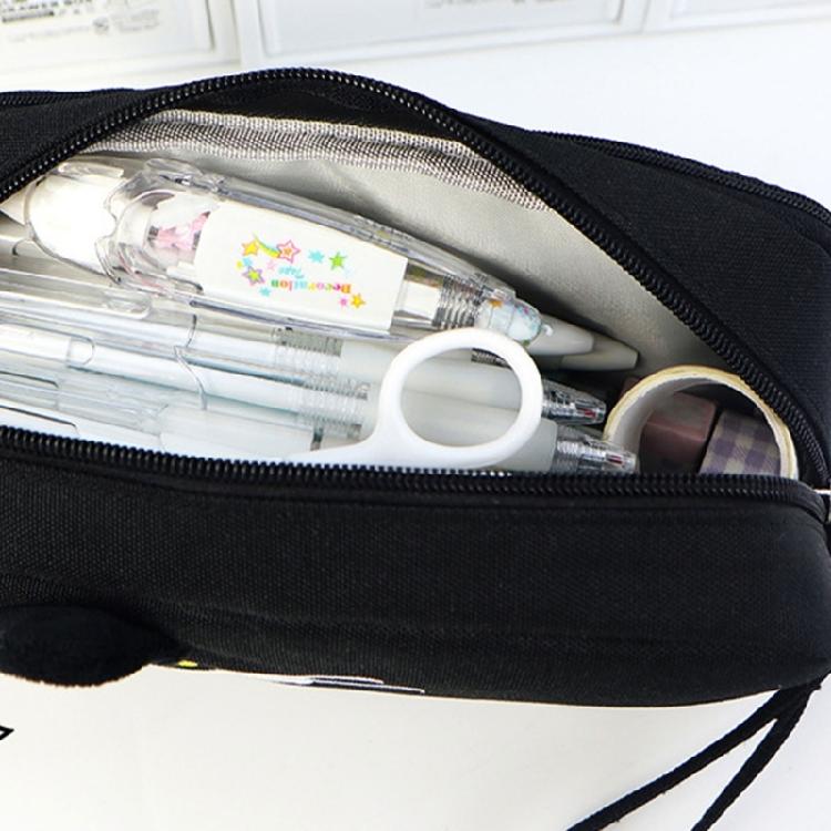 High Capacity Pencil Case 22x10cm Large Compartment Pencil Holder Organizers Travel Makeup Bag for School Office Supplie