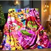 Five Nights Party Blanket Flannel Throw for Sofa, Indoor, Camping, Living Room, Office, Chair, And Bed Soft Birthday Gift