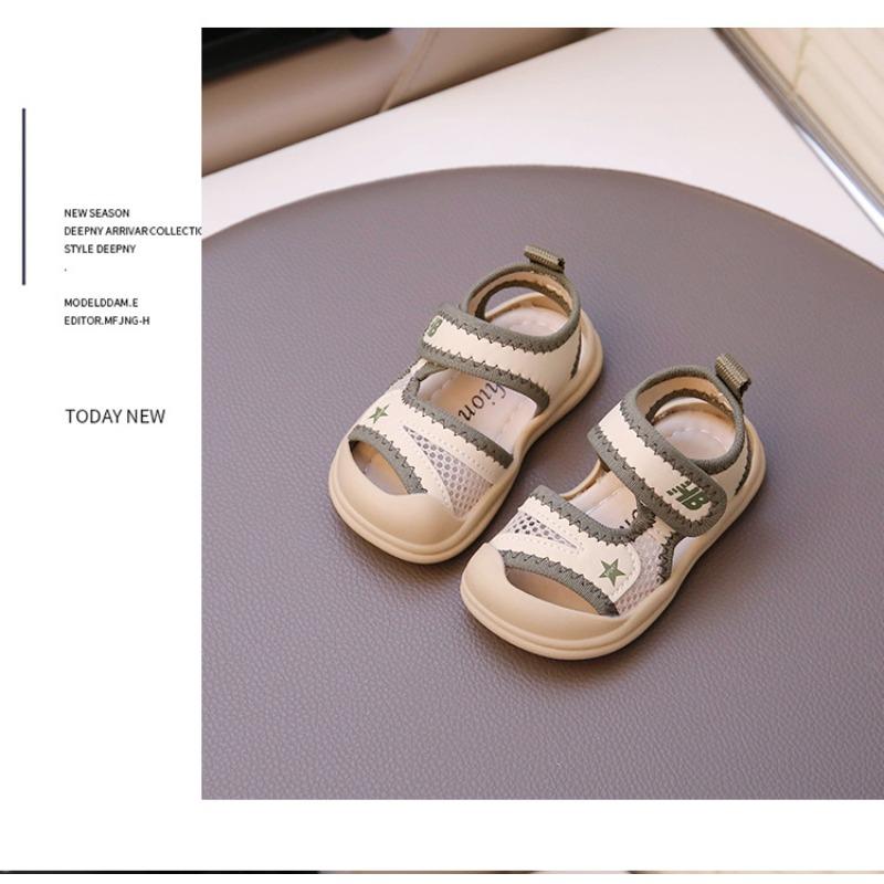 Baby sandals breathable 1-2 1-3 years old summer foot-wrapped toddler shoes infant children shoes girls and boys beach shoes