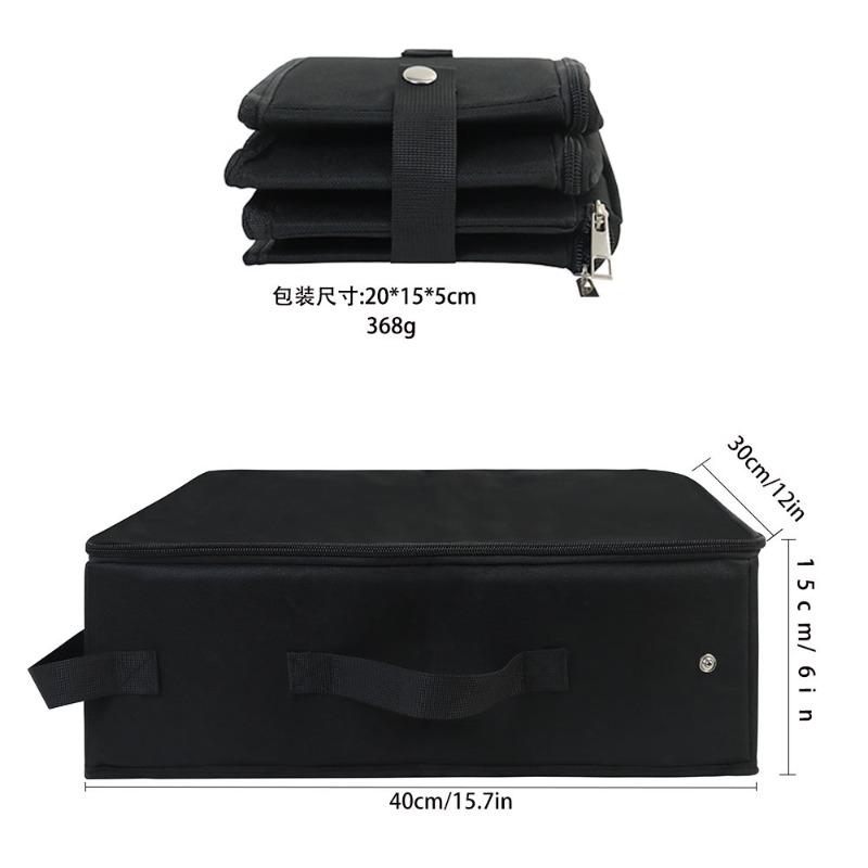 Foldable Cat Litter Box – Portable Travel Litter Bag with Lid & Leak Proof & Lightweight – Perfect for Camping Car Outdoor Use
