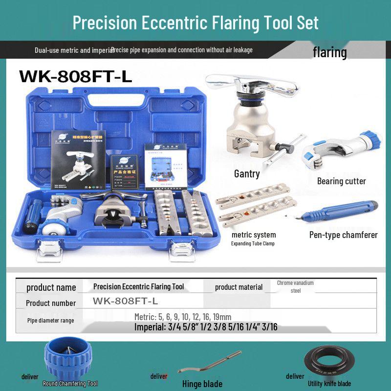 Great Sage WK-806FT Precision Eccentric Pliers & Copper Pipe Expander - Flaring Tool for AC & Refrigeration