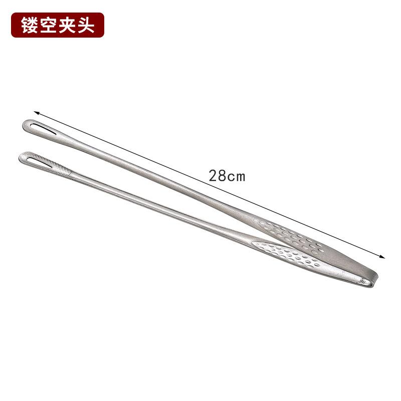 Stainless Steel Food Tongs Long Handle Non-Slip Heat Resistant BBQ Grill Tongs for Steak Seafood Buffet Salad Cooking Tools New