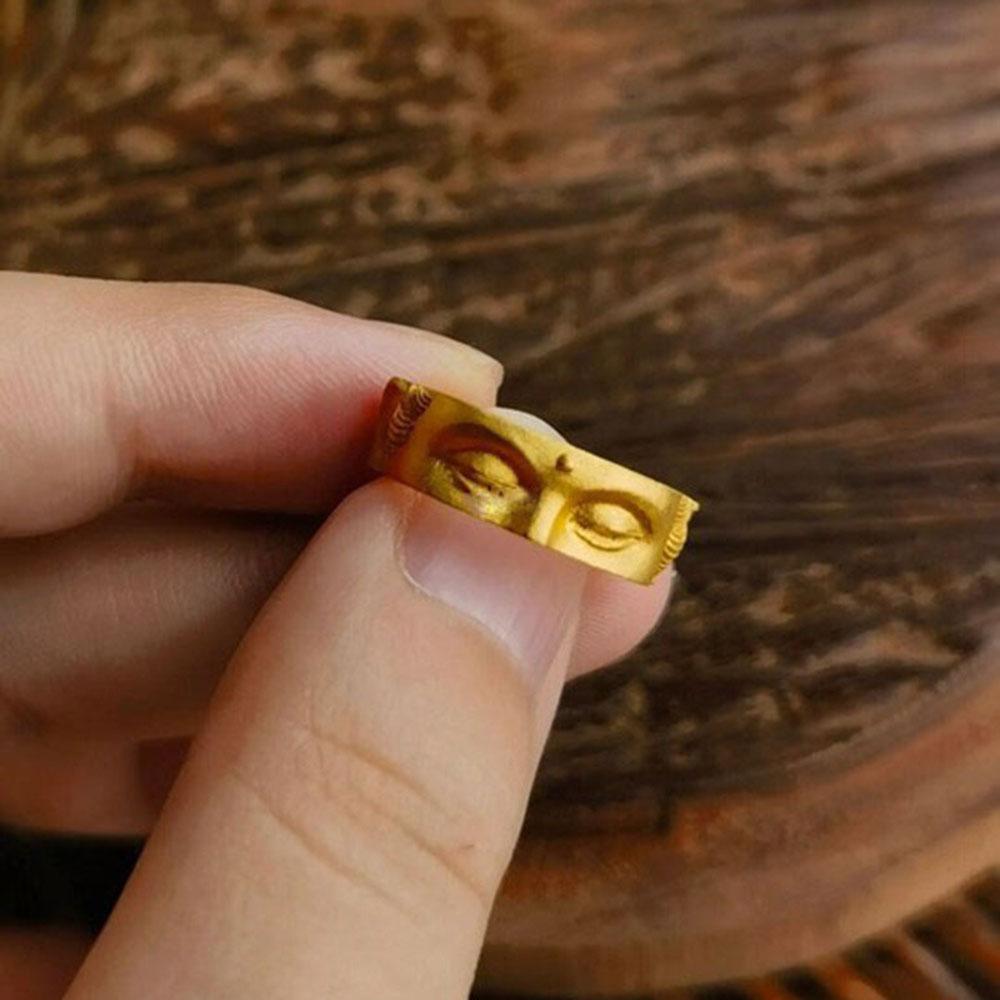 Retro Buddha Rings for Women Men Popular Jewelry Gifts