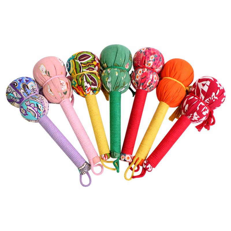 Red Hawthorn Rock Candy Mugwort Massage Hammer for Shoulder & Back