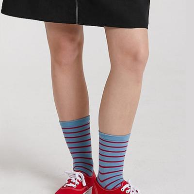 PINK PINEAPPLE JOHN STRIPE SOCKS [3pice 1SET]