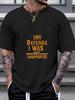 1pc bold military style graphic T-shirt