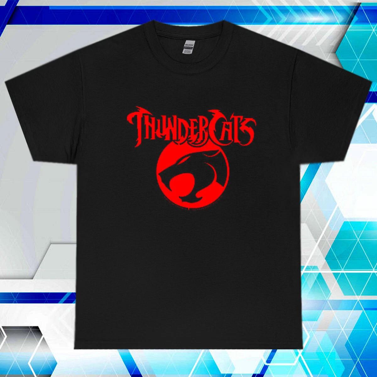Thundercats Retro Cartoon Logo Tee Heavy Cotton T shirt Size L 3XL